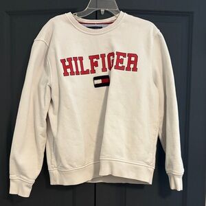 Tommy Hilfiger White Crewneck Sweater